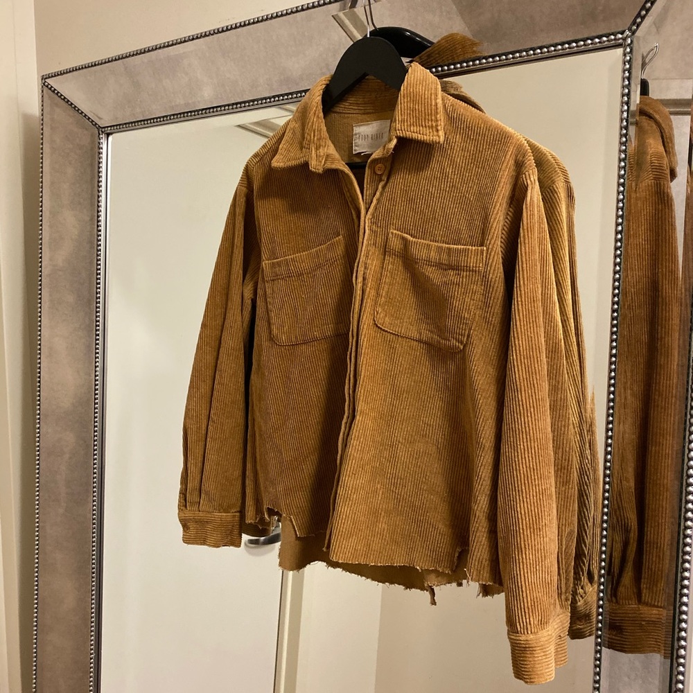 Moon River Corduroy Button Down